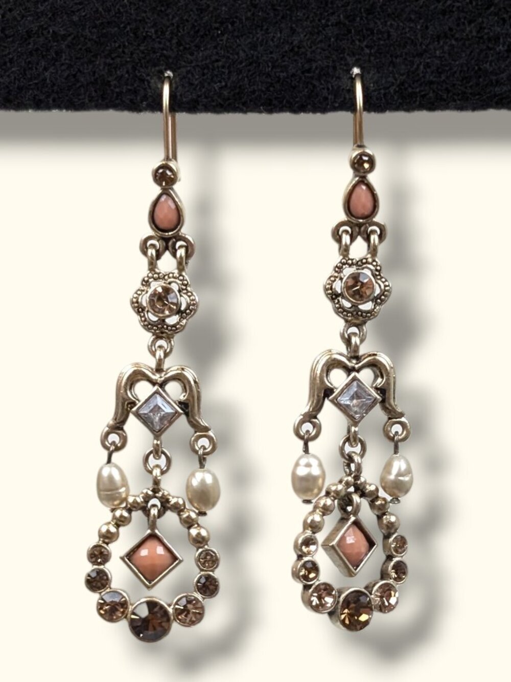 Vintage Liz Claiborne Victorian-Style Chandelier Earrings